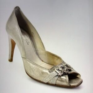 Pedro Garcia Peep Toe Heels 38.5